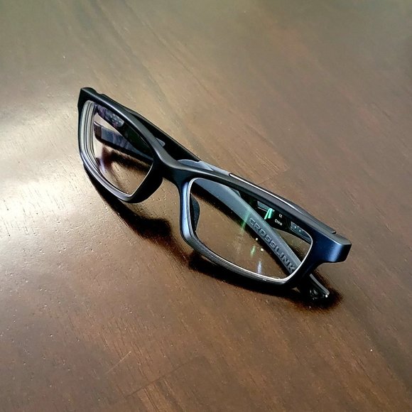 OAKLEY CROSSLINK PRESCRIPTION RX GLASSES FRAMES MENS BLACK EYE MEASUREMENT 53-17 - Picture 3 of 8